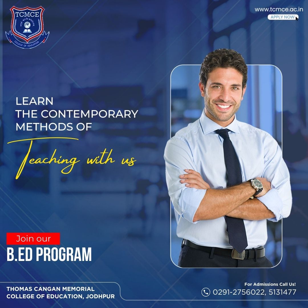 tcmcejodhpur's tweet photo. Join our teacher training course (B.Ed.) at TCMCE! ๐ซ
Learn through practical classes with our experienced faculty.
Explore the world of education with us!
For inquiries, call 0291-2756022
Visit our website:ย https://t.co/5FR5Zkz8p1
#TeacherTraining #BEdProgram #TCMCE #BED https://t.co/SLw6WtAhu3