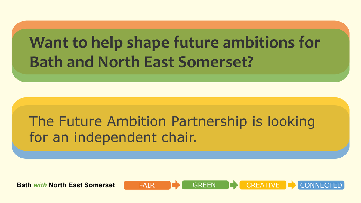 Curo_Group's tweet photo. A partnership of organisations, including Curo, in Bath &amp; North East Somerset has been set up to help make the area a fair, green, creative and connected place. They are now looking for an independent chair for the partnership board. More here: https://t.co/FSKPHG5Of3 https://t.co/R4uY7iMgxe