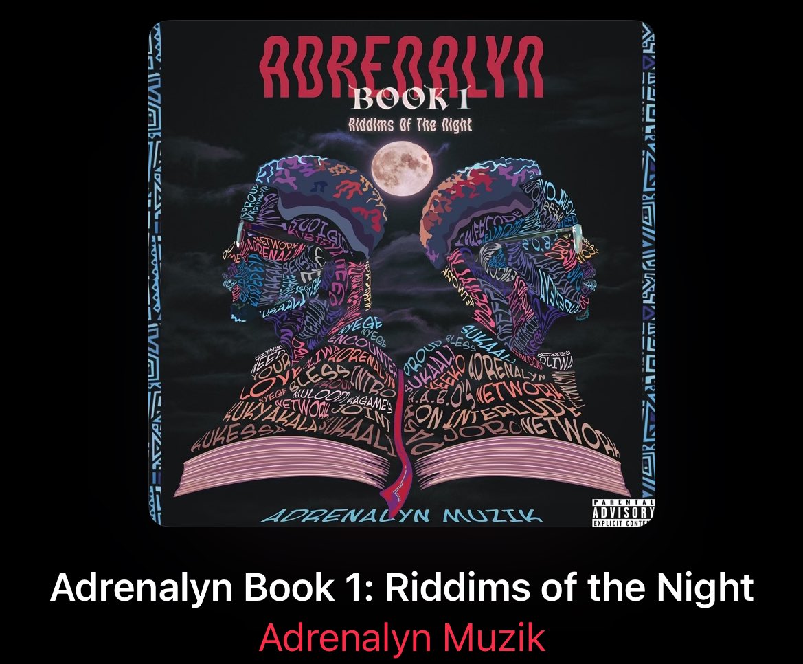 TheeNinjaC's tweet photo. Adrenalyn Book 1: Riddims Of The Night, still a solid project from 2023!!! @AdrenalynMuzik 🔥🔥 kick starting my Friday!!!! First one of the year Oliwa? https://t.co/G3rFVLlUMr