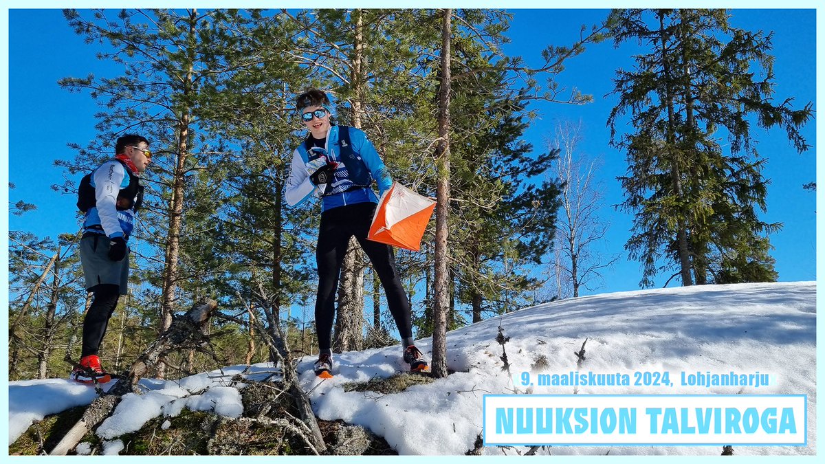 Tänä vuonna talvirogataan 9.3.2024 Lohjanharjulla.

metsareitti.net/nuuksion-talvi…

#NTR2024 #NuuksionTalvi #rogaining #suunnistus #orientering <a href="/Ok77orientering/">OK 77</a>