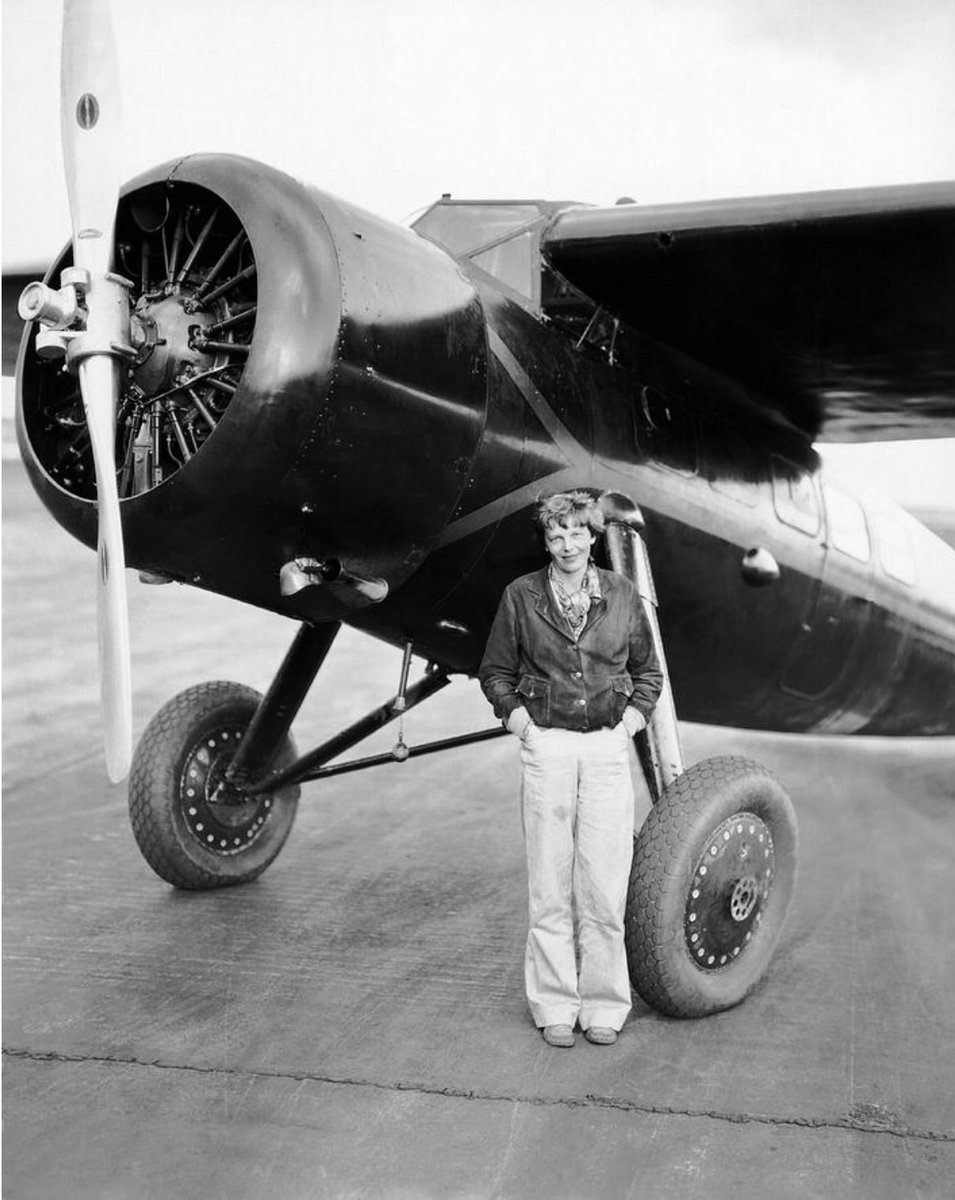 airspare1's tweet photo. On 12 January 1935: Amelia Earhart became the first person to fly solo from Hawaii to the Mainland. #aviationhistory #ameliaearhart #lockheed #soloflight #aviatrix #vintageaircraft #aviationenthusiast #aviationgeeks #classicaircraft #flyinglife #aviationcommunity #aviationpassion https://t.co/fkj6QIHMJk