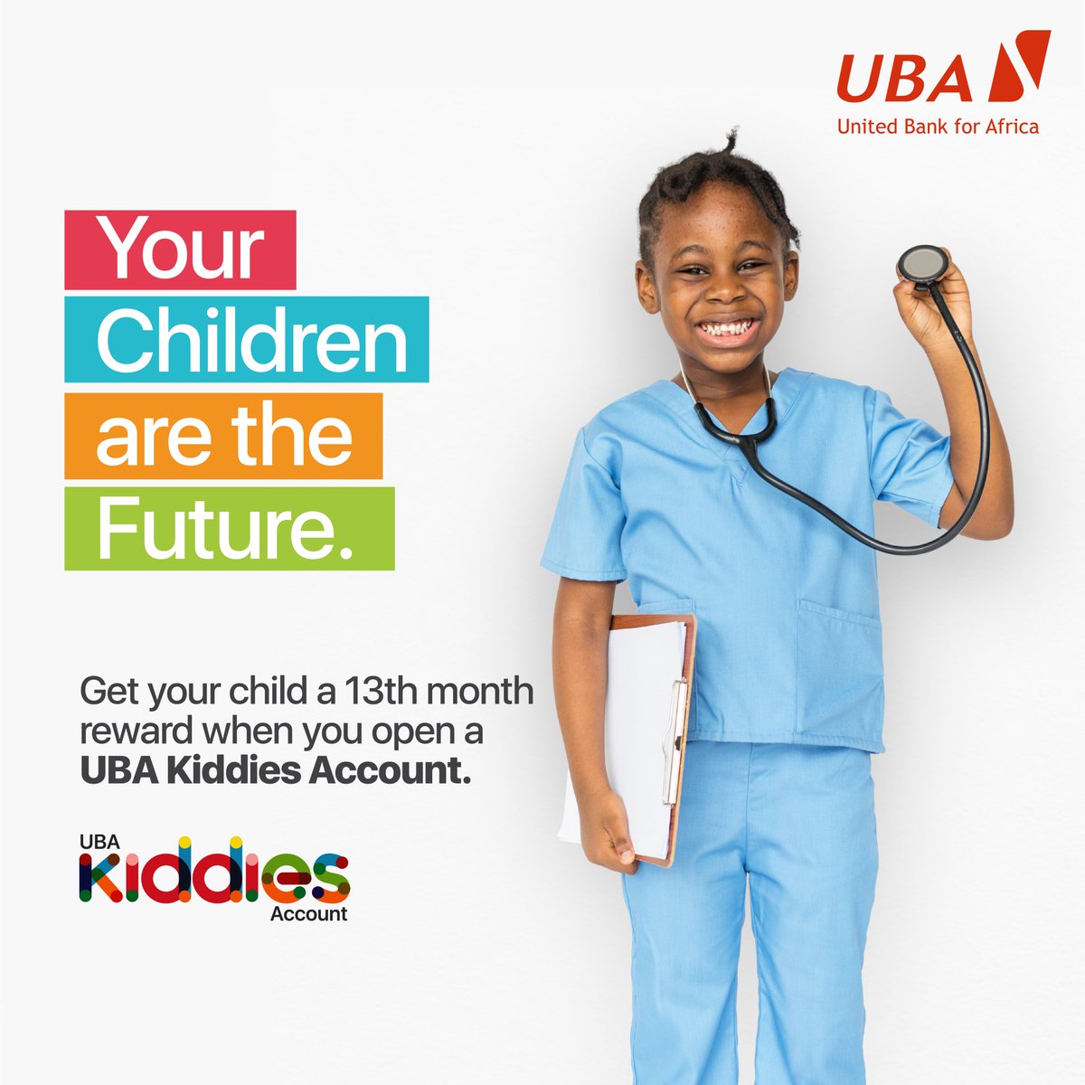 𝐍𝐮𝐫𝐭𝐮𝐫𝐢𝐧𝐠 𝐝𝐫𝐞𝐚𝐦𝐬 𝐟𝐫𝐨𝐦 𝐭𝐡𝐞 𝐯𝐞𝐫𝐲 𝐛𝐞𝐠𝐢𝐧𝐧𝐢𝐧𝐠!🌟 Introducing UBA Kiddies Accounts for our little stars aged 0-13. Because their dreams today shape the future tomorrow. Start their journey with UBA! 💙 Read more: ubauganda.com/uba-kiddies-ac… ✨…