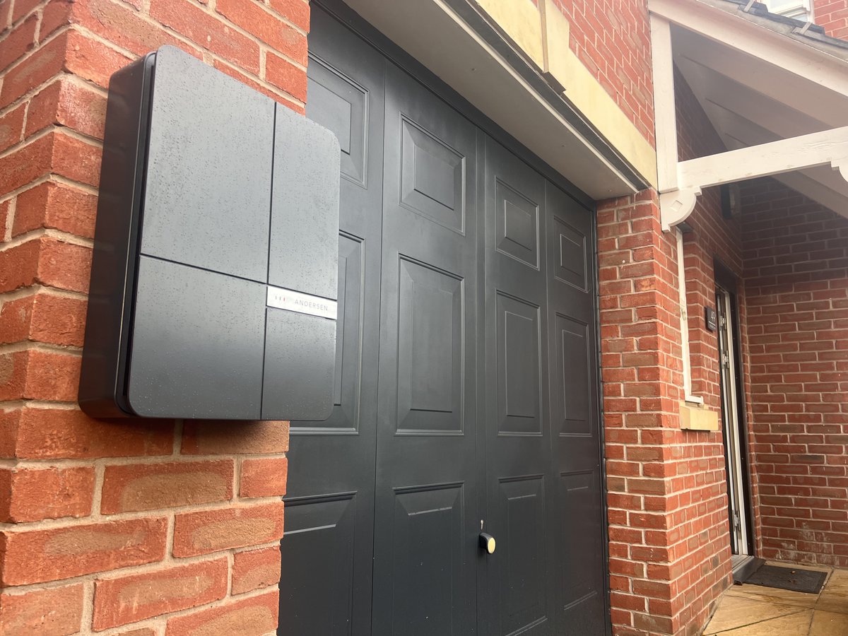 g_relectrical's tweet photo. More EV installs into 2024. @WeAreProjectEV , @andersen_ev, @myenergiuk great products to suit all our customers budgets. Andersens website to custom build is a great tool, the competitive price of project ev a winner for our customers and the ever reliable Zappi #superev #gandr https://t.co/HXmdXRZUBI