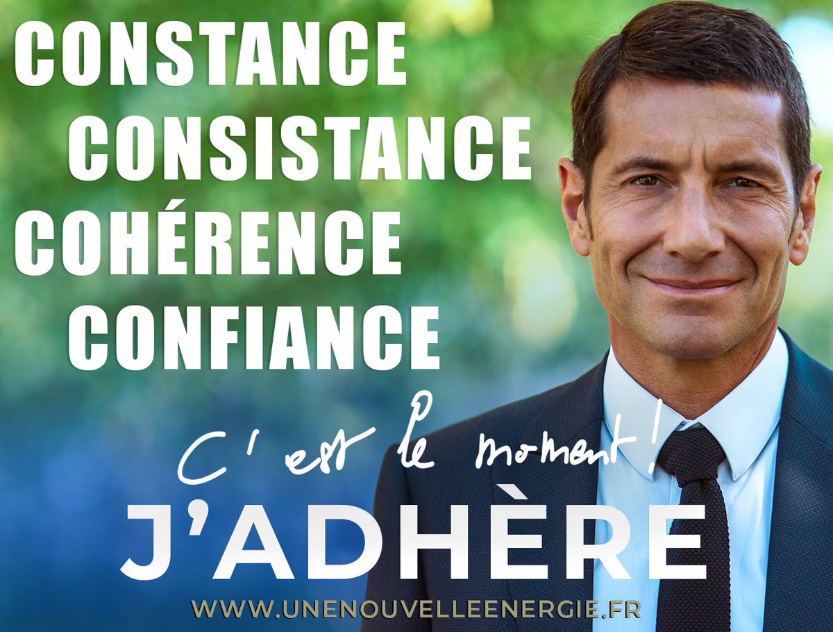C’est le moment.

Pour une #NouvelleEspérance, adhérez à #NouvelleÉnergie : soutenir.unenouvelleenergie.fr/adherer