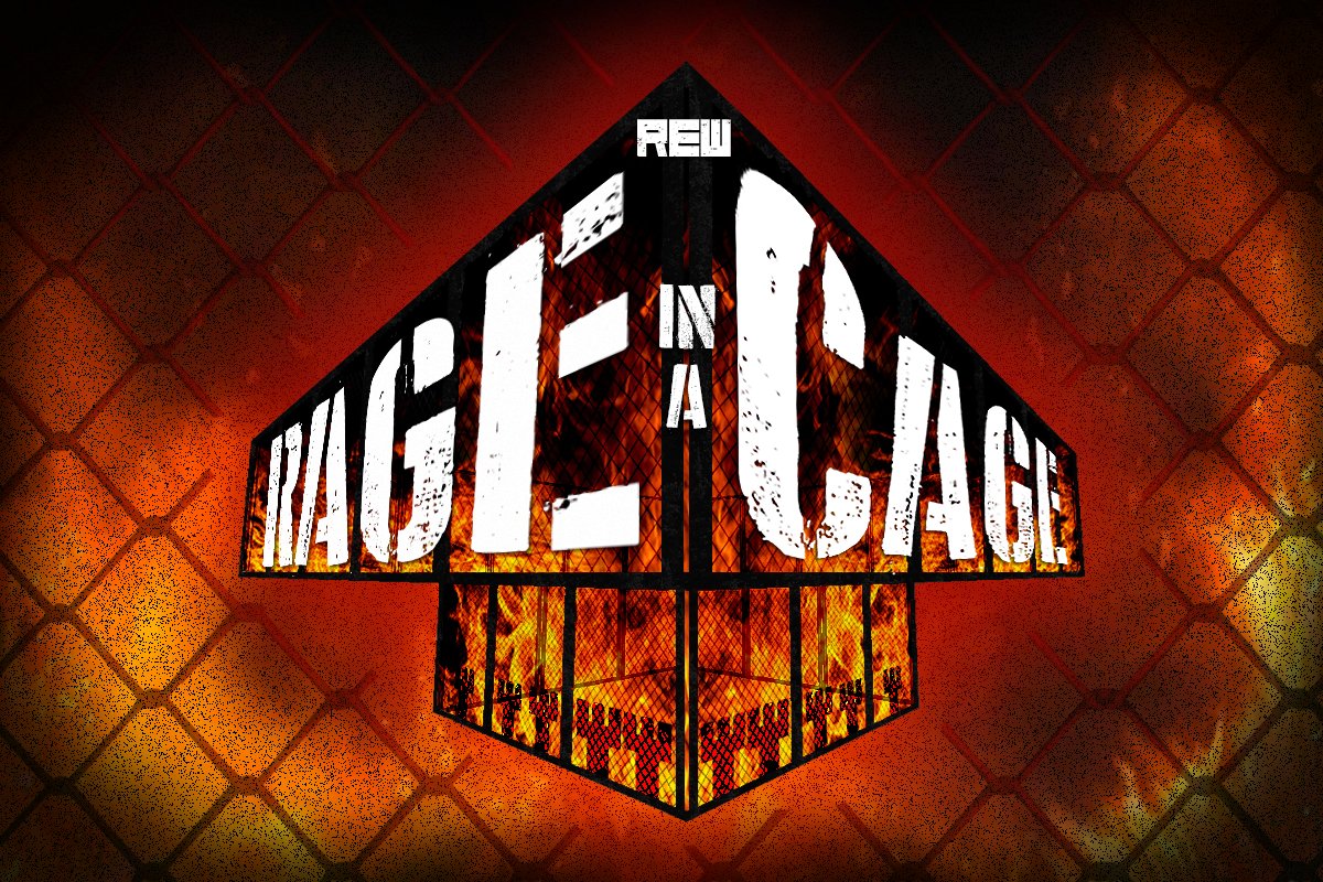 REWOfficial's tweet photo. On January 13th, REW presents... Rage in a Cage!

The tag team titles and the world heavyweight championship will both be defended in a special double-decker cage! Plus, the television and global championships will be defended, in addition to N1C matches!

It all starts at 3 EST! https://t.co/p9m6c0O6FK
