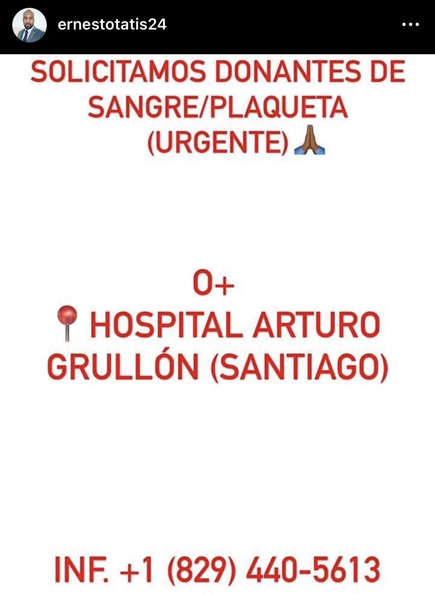 ⚠️ Ayudemos con un RT <a href="/donantescomdo/">donantes.com.do</a> 👇🏼