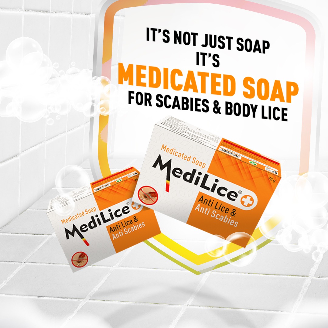 JuNashak's tweet photo. It's not just soap, It's medicated Soap for Scabies & Body Lice
Provides Relief From:
✅Itching
✅Redness
✅Body Lice
✅Sores on Scalp
Available at nearest medical store.
#Medilice #Antilice #BodyLice #LiceRemoval #LiceTreatment #NoMoreLice #LiceFree #LiceSolution https://t.co/3fMXbQnCrI