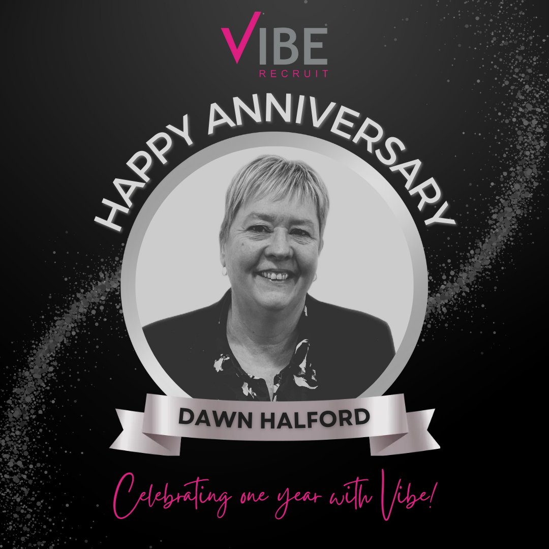 Happy 1st work anniversary to our Senior Recruitment Consultant, Dawn! 🌟 

Thank you for your dedication, hard work, and all the incredible talent you've brought to our team. 

Here's to many more successful years ahead! 🥳👏 

#VibeRecruit #WorkAnniversary