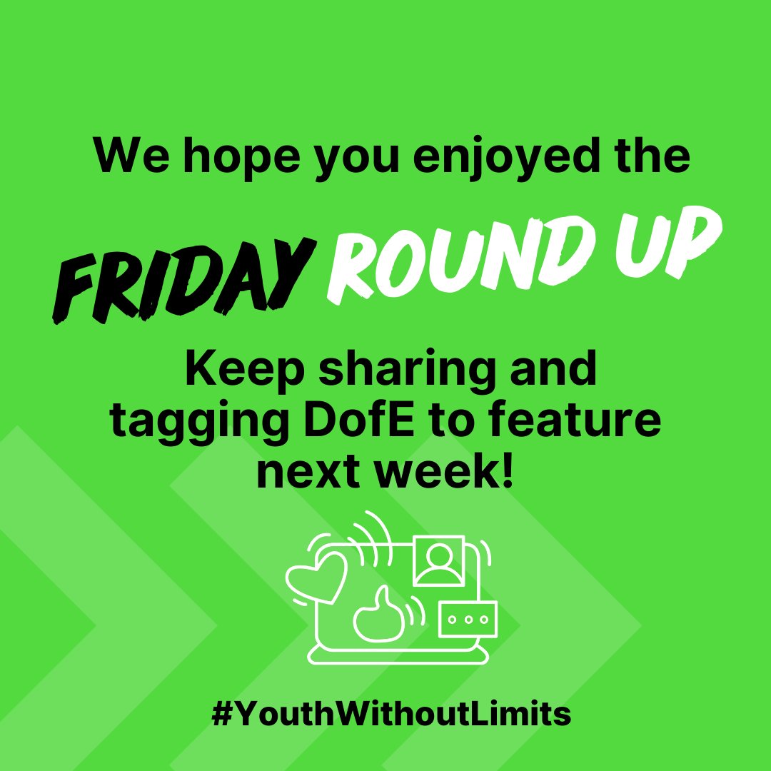 DofE's tweet photo. ✨ It's amazing to see what you're up to for your DofE Sections, so much so that we want to share it on our new #FridayRoundUp!
Keep sharing what you’re up to for a chance to feature in future posts 💜 https://t.co/DXsRqcVtq5
