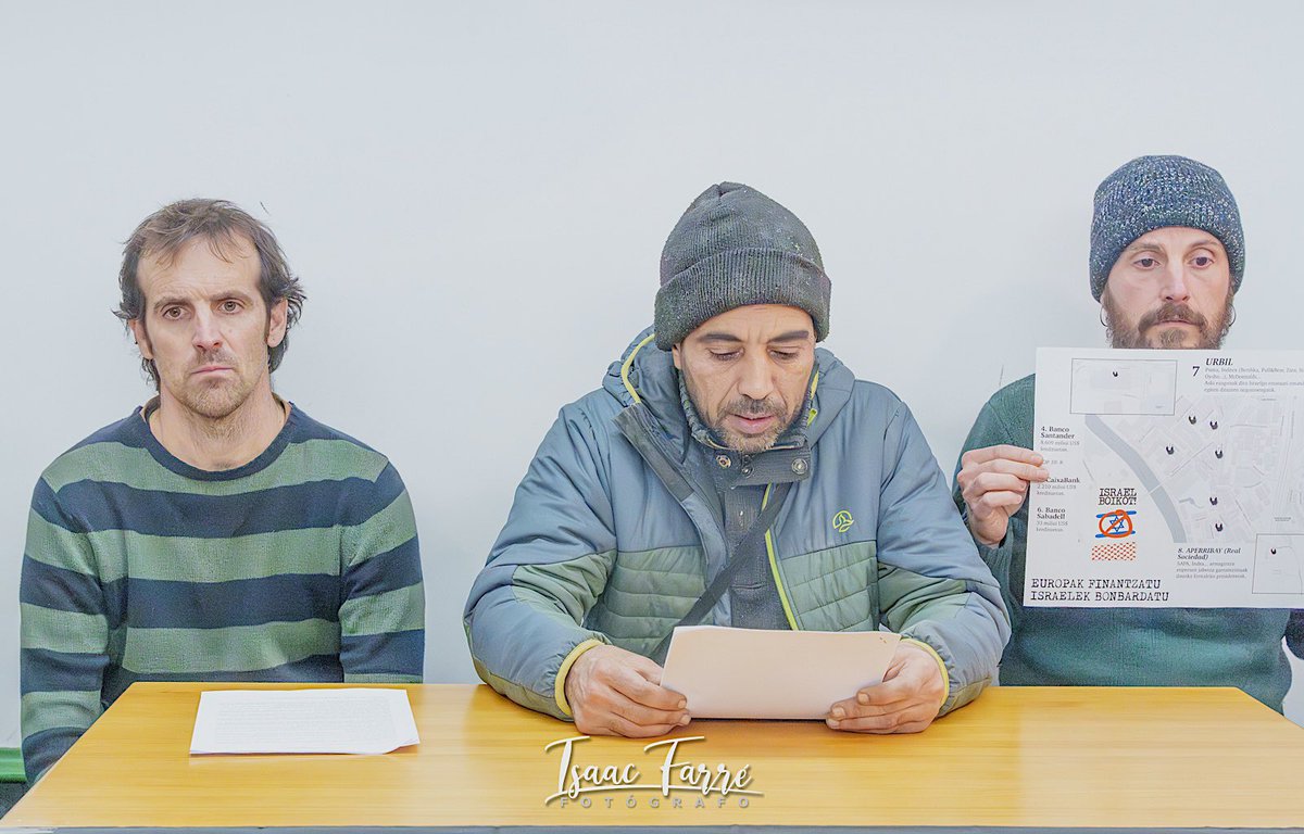 El 🗓️ 21 de Enero tendrá lugar una manifestación para exigir el cese de la guerra en Palestina 🇵🇸 que será a las 🕢 17.00 horas en la Plaza Okendo de 📍 Lasarte-Oria.
@HoyPalestina <a href="/PaIestina/">Palestina</a>