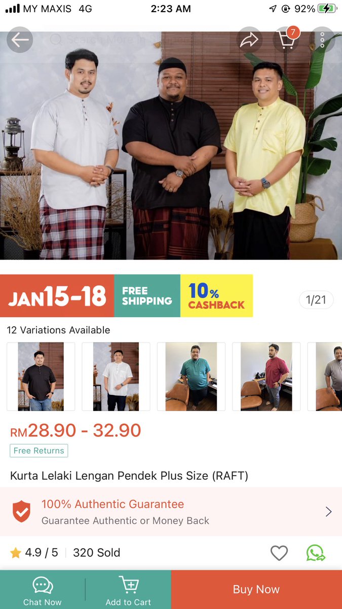 Nuh_Syazwan's tweet photo. Kurta plus size
Size XL - 5XL

https://t.co/f3CJ9jiTAw https://t.co/L82QfPdp3E