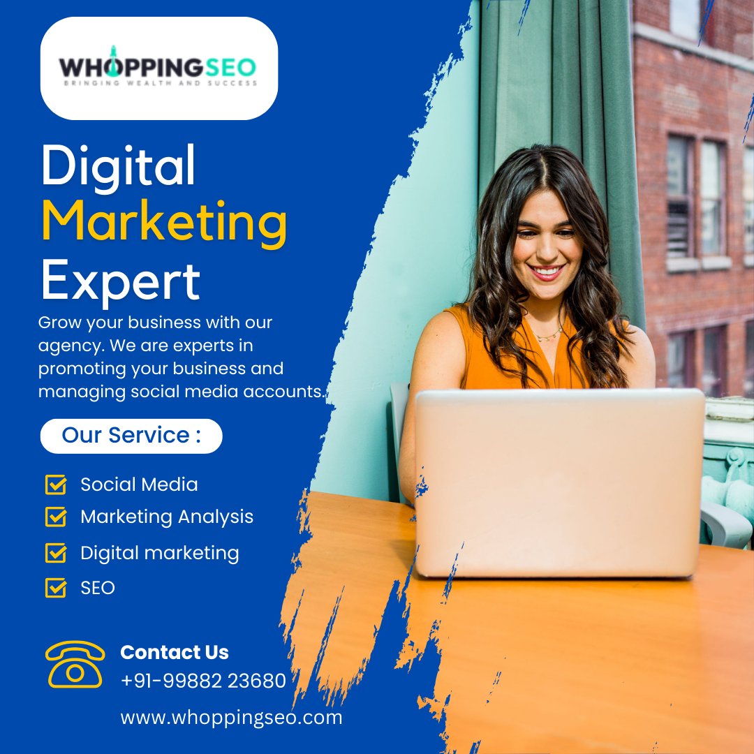 WhoppingSEO's tweet photo. Are you looking for Digital Marketing Expert for you Business? Your business digital destiny is in expert hands. Let's make waves in the digital ocean with our experienced Digital Marketing Expert. #digitalmarketing #digitalmarketingexperts #socialmediamarketing #digitalmarketing https://t.co/48YpyTaUSX