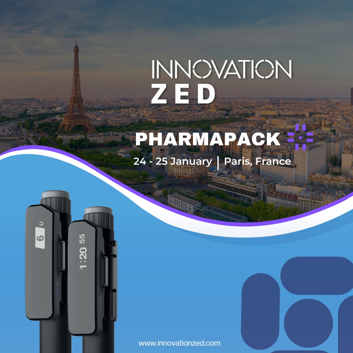 Just a reminder we are attending @PharmapackEU in Paris on the 24th of January. Please reach out to learn about how our DOSE tracking technology can transform any injection pen into a market-ready digital health solution via our ENYA Platform approach.  

#PharmapackEU