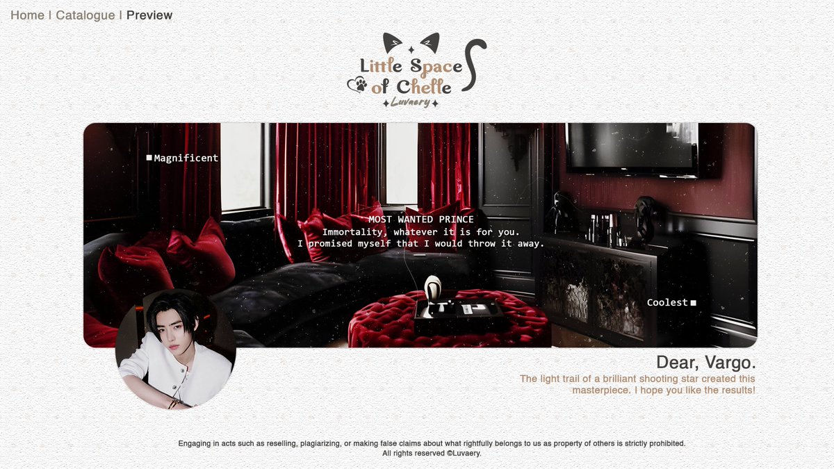 #𝒗𝒂𝒎𝒑𝒊𝒓𝒆

Words seem not enough to describe how amazing are these layouts. Massive thanks to Chelle <a href="/Luvaery/">️️️️️َ</a> and her magic hands for creating these layouts. All of the results are so classy and eye-pleasing. I surely will do some repeat orders again next time!