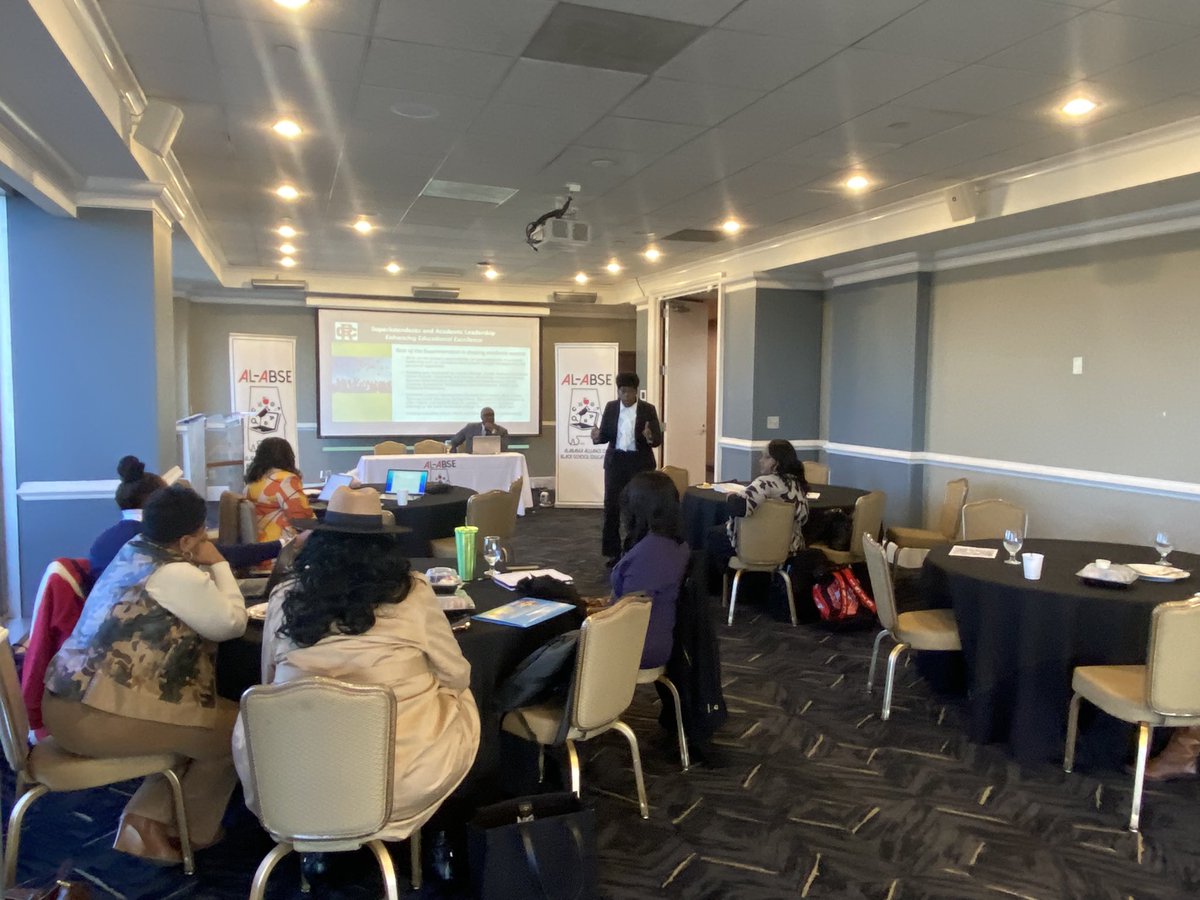 This year's Alabama Alliance for Black School Educators State Conference 2024 Aspiring Superintendents Session was very informative and engaging. Follow <a href="/ALABSE19/">AL-ABSE</a> so you can attend next year.