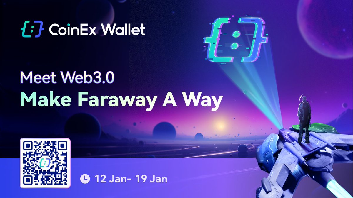 walletcoinex's tweet photo. 📢 Get ready for exciting bonuses and surprises on CoinEx Wallet App from 12 Jan to 19 Jan! 

Join our community and experience the world of #Web3 with our top-notch CryptoWallet. 

Explore now 👉 https://t.co/qGMTqPDWZ6 

#CoinExWallet #CoinExWeb3Wallet #CryptoWallet https://t.co/gyCabpPza0