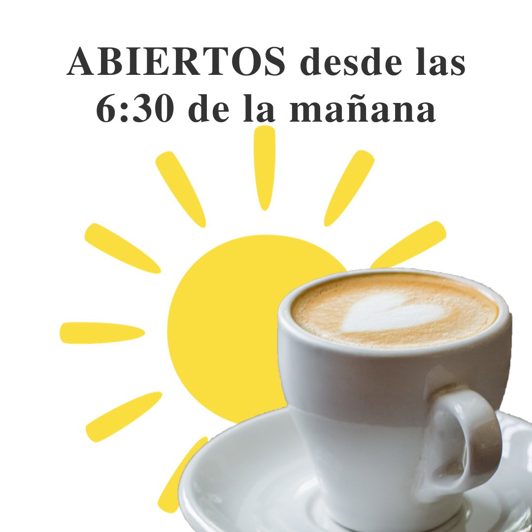 El primer café, en La Retama.