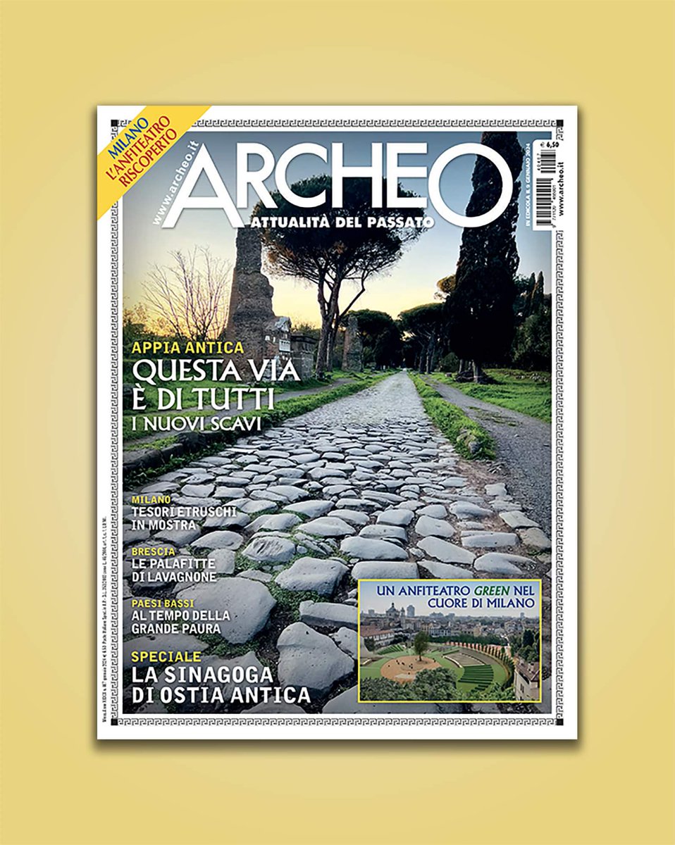 Nuovo anno, nuovo contributo per @_archeo Ci vediamo in edicola. Buona lettura! #archeo #news #history