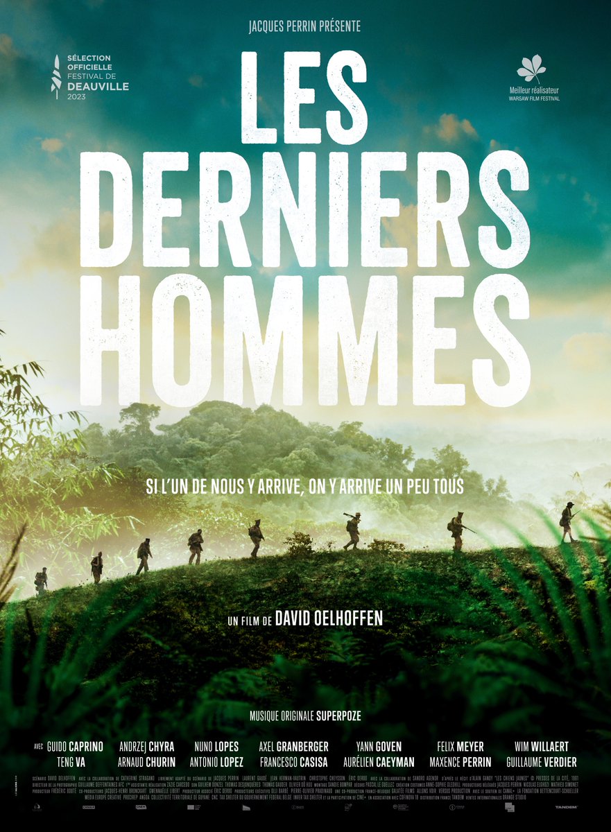 Si l'un de nous y arrive, on y arrive un peu tous.

LES DERNIERS HOMMES, au cinéma le 21 février

Un film de David Oelhoffen
Une production de Jacques Perrin, Nicolas Elghozi et Mathieu Simonet pour Galatée Films
Distribution Tandem
Presse Robert Schlockoff &amp; Célia Mahistre