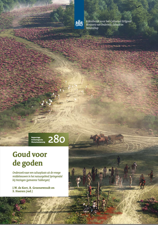 Goud voor de goden. Deze RCE-rapportage presenteert de resultaten van het onderzoek dat is uitgevoerd na de ontdekking van een schatvondst in 2019 door hobby-archeologen, op het hoogste deel van de stuwwal van Ootmarsum, in het natuurgebied Springendal. cultureelerfgoed.nl/publicaties/pu…