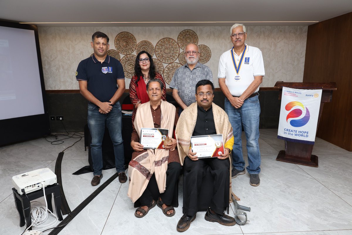 Prakash W. Kamat (@prakashwkamatpk) on Twitter photo Thank you Rotary Midtown Panaji Club for acknowledging our contribution to disability community. These felicitations I accept humbly on behalf of this marginalised
community🙏 <a href="/avelinodesa/">Avelino de Sa</a> <a href="/goadisability/">Disability Rights Association of Goa</a>
<a href="/FirstSutraFdn/">First Sutra Foundation</a> <a href="/puneetsinghal22/">Puneet Siinghal</a> <a href="/PremroopAlva/">Premroop Alva</a> <a href="/GoaHemophilia/">Goa.Hemophilia</a> Thank you Rotary Midtown Panaji Club for acknowledging our contribution to disability community. These felicitations I accept humbly on behalf of this marginalised
community🙏 <a href="/avelinodesa/">Avelino de Sa</a> <a href="/goadisability/">Disability Rights Association of Goa</a>
<a href="/FirstSutraFdn/">First Sutra Foundation</a> <a href="/puneetsinghal22/">Puneet Siinghal</a> <a href="/PremroopAlva/">Premroop Alva</a> <a href="/GoaHemophilia/">Goa.Hemophilia</a>