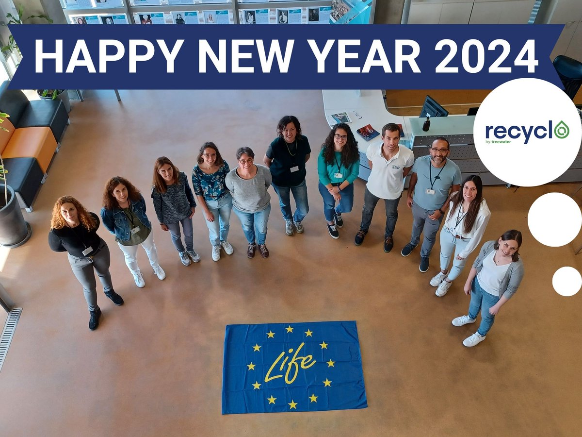 Life RECYCLO (@liferecyclo) on Twitter photo 🇪🇸 Todo el equipo del proyecto Life RECYCLO le desea un feliz 2024. 🎉
Esperamos un gran año por delante. Siga todas nuestras novedades y newsletters en 👉 treewater.fr/en/recyclo
<a href="/LIFEprogramme/">LIFE Programme</a> <a href="/cinea_eu/">CINEA 🇪🇺</a> <a href="/grupFRN/">Grup Fundació Ramon Noguera</a> <a href="/IcraWater/">ICRA</a> 🇪🇸 Todo el equipo del proyecto Life RECYCLO le desea un feliz 2024. 🎉
Esperamos un gran año por delante. Siga todas nuestras novedades y newsletters en 👉 treewater.fr/en/recyclo
<a href="/LIFEprogramme/">LIFE Programme</a> <a href="/cinea_eu/">CINEA 🇪🇺</a> <a href="/grupFRN/">Grup Fundació Ramon Noguera</a> <a href="/IcraWater/">ICRA</a>