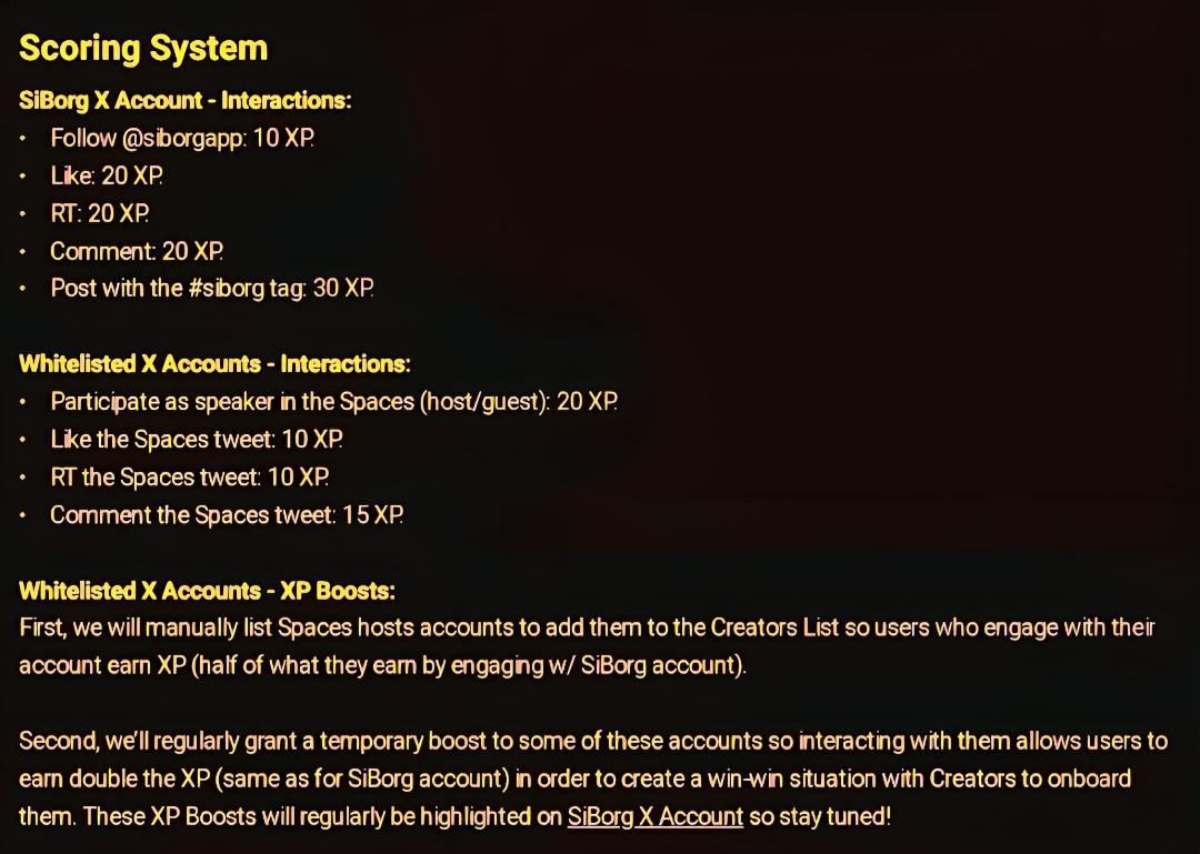 𝗦𝗶𝗕𝗼𝗿𝗴 𝗚𝗲𝗻𝗲𝘀𝗶𝘀 𝗖𝗮𝗺𝗽𝗮𝗶𝗴𝗻 - Airdrop 🪂

@SiBorgapp is the first SocialFi project backed by <a href="/swissborg/">SwissBorg</a>, this mobile app will enable creators to broadcast their content &amp; an airdrop is planned for it's token !

SiBorg App is powered by $SIB token :

🔸$SIB will