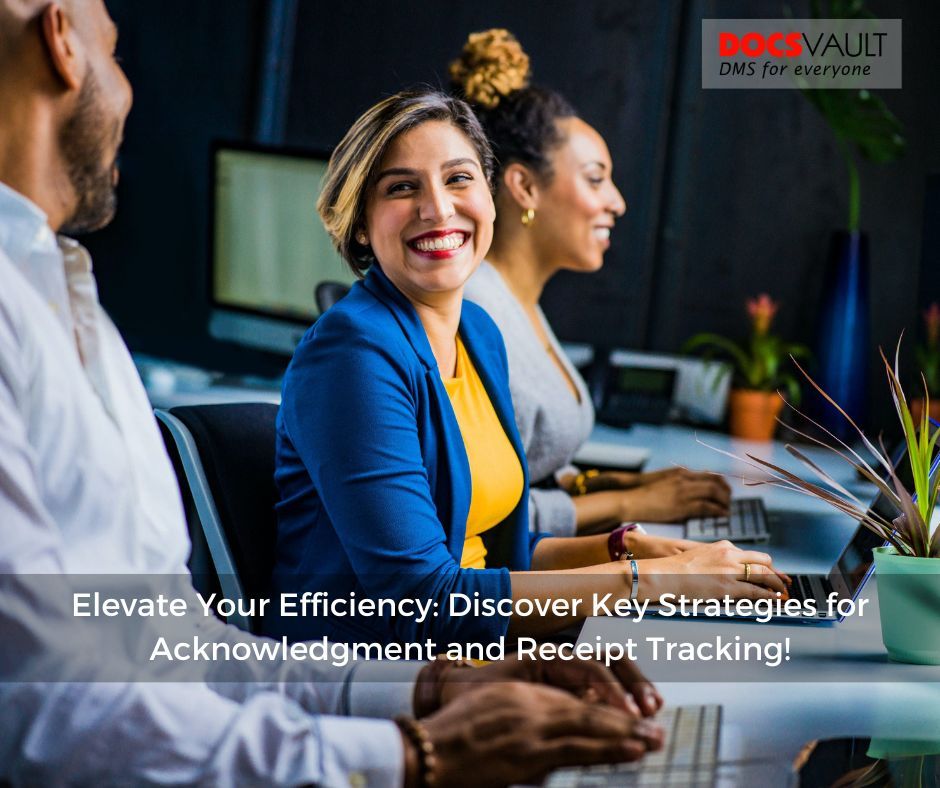 DocsVault's tweet image. Unlock the power of efficient workflow! Dive into our latest blog to explore top strategies for tracking acknowledgments and confirming receipts.  #EfficientTracking #ReceiptManagement #StayOrganized 

buff.ly/45Mw0wT