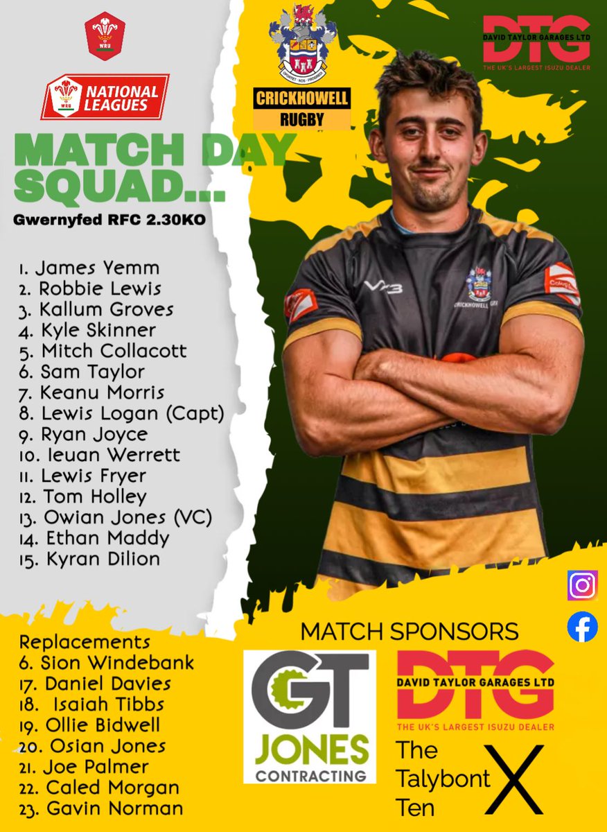 Crickhowell Rugby (@crickhowellrfc) on Twitter photo This weekend we welcome our neighbours <a href="/GwernyfedRFC/">Gwernyfed RFC</a> to Parc Broyd. Come support the lads 🏉🍻🟡⚫️ This weekend we welcome our neighbours <a href="/GwernyfedRFC/">Gwernyfed RFC</a> to Parc Broyd. Come support the lads 🏉🍻🟡⚫️