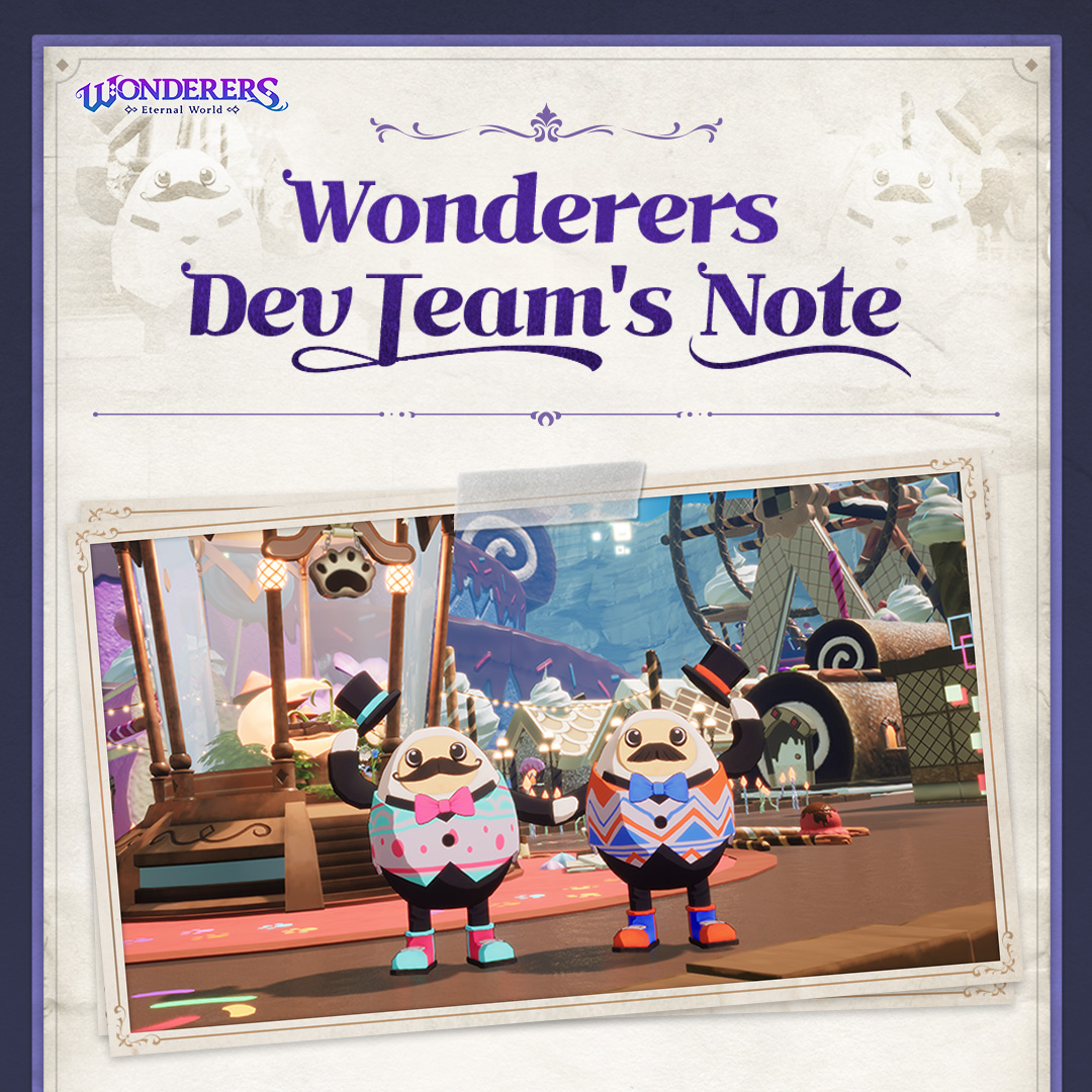 Wonderers_EW's tweet photo. Hello, Wonderers!

Check out the Dev Team's Note
from Wonderers Development Team!📃

Many improvements will be made for Gold Clash!⭐

Details: https://t.co/anWtWmVrG9

#wonderers #wondererseternalworld #MOBA https://t.co/JDVahLZEWw