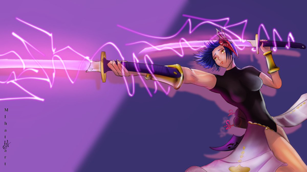 LonefoXdd's tweet photo. #kujousara #Genshinlmpact #fanart https://t.co/EU0dHL09CS