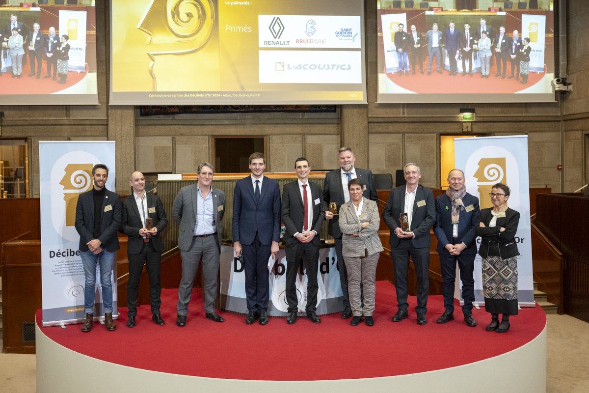 ✨Décibels d'or 2024✨
Dans la catégorie Équipements, méthodes et outils, <a href="/Alliantech_com/">Alliantech - Votre partenaire instrumentation</a>  est lauréate pour Atomic-1, qui transforme votre smartphone en sonomètre de classe 1. Bravo aux primés <a href="/L_ACOUSTICS/">L-Acoustics</a> et <a href="/renault_fr/">Renault France</a> 👐

#decibelsdor #sonore #bruit