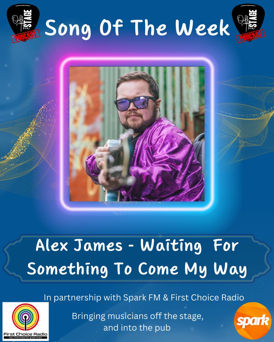 OffTheStage2's tweet photo. Our Second Song Of The Week goes to @alex_jamesmusic with their track ‘Waiting For Something To Come My Way'.

Absolutely fantastic song!

Partnered with:
@spark_localmusic
@DJMikeRyan

#music #song #songoftheweek #musician #grassroots #podcast #offthestage #radio #guitar https://t.co/tAeoVG1ihR