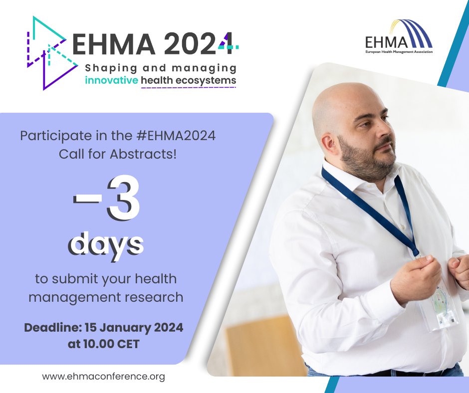 European Health Management Association tweet media