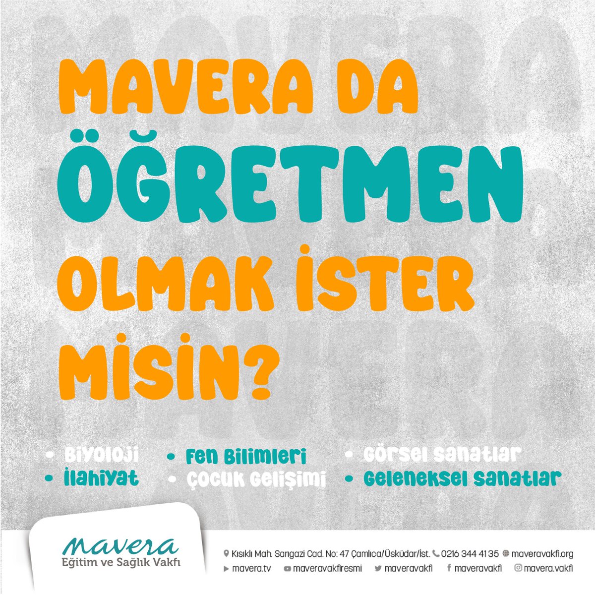 karavan_akademi's tweet photo. Meslek sahipleri/Lisans/Önlisans eğitimine devam eden veya eğitimini tamamlamış mezunlar. 
Sorumluluk sahibi, takım çalışmasına yatkın, iletişim becerileri yüksek adayların başvurularını bekliyoruz. 

Başvurularınızı bekliyoruz. 
Mail Adresi: ik@maveravakfi.org https://t.co/oRrMVfVyPV