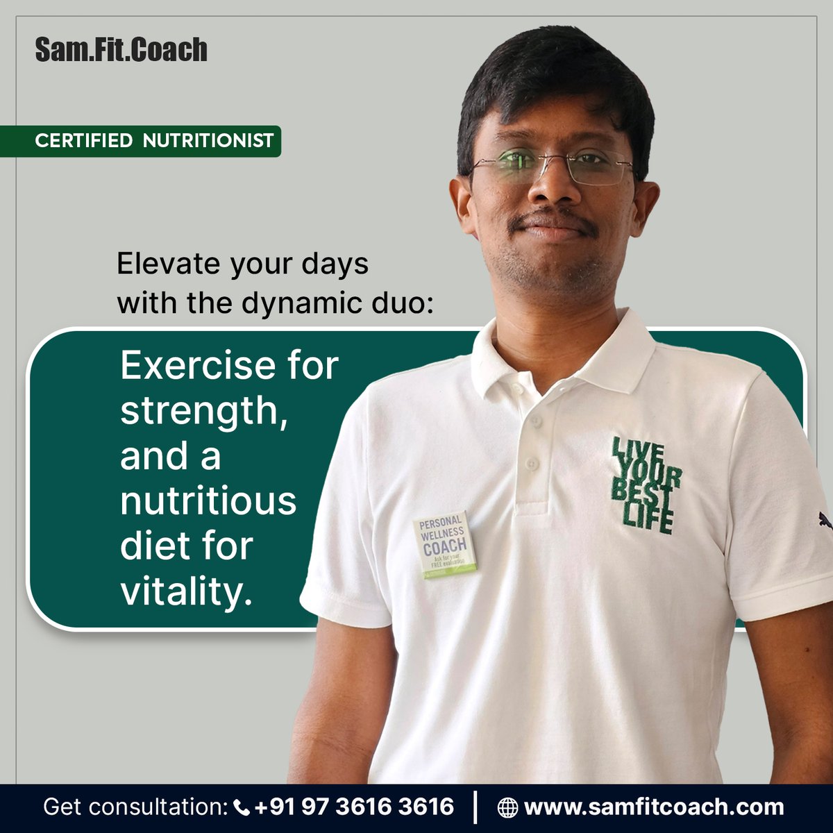 fit_sam's tweet photo. Eat a balanced diet and do strength-training exercises to increase your energy levels.

Call+91 97 3616 3616.
Visit https://t.co/Q0cBdooFFR

#samfitcoach #samuel #samuelcoach #healthandwellness #wellness #GateWayToTheFuture #Trainer #india #hyderabad #vijayawada #NutritionLife https://t.co/0Stq2Bze79