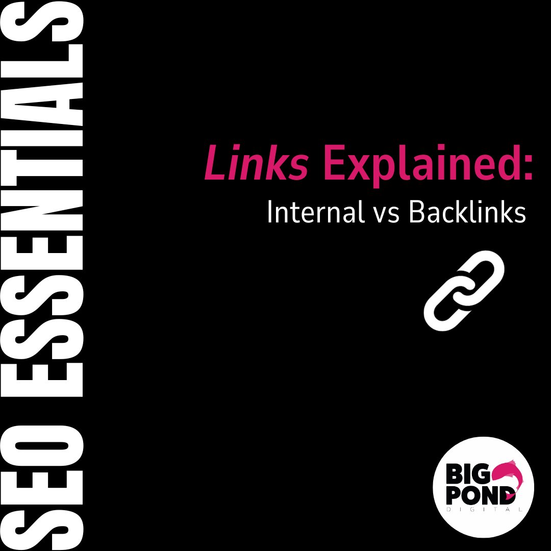 Here's an explainer on the essential SEO topic of 'Links'. We mention them all the time & their importance. What's the difference between 'internal links' & 'backlinks'? Here's our blog post on it:
bigponddigital.co.uk/blog/link-buil…

#backlinks #internallinks #linkbuilding #backlinking #seo