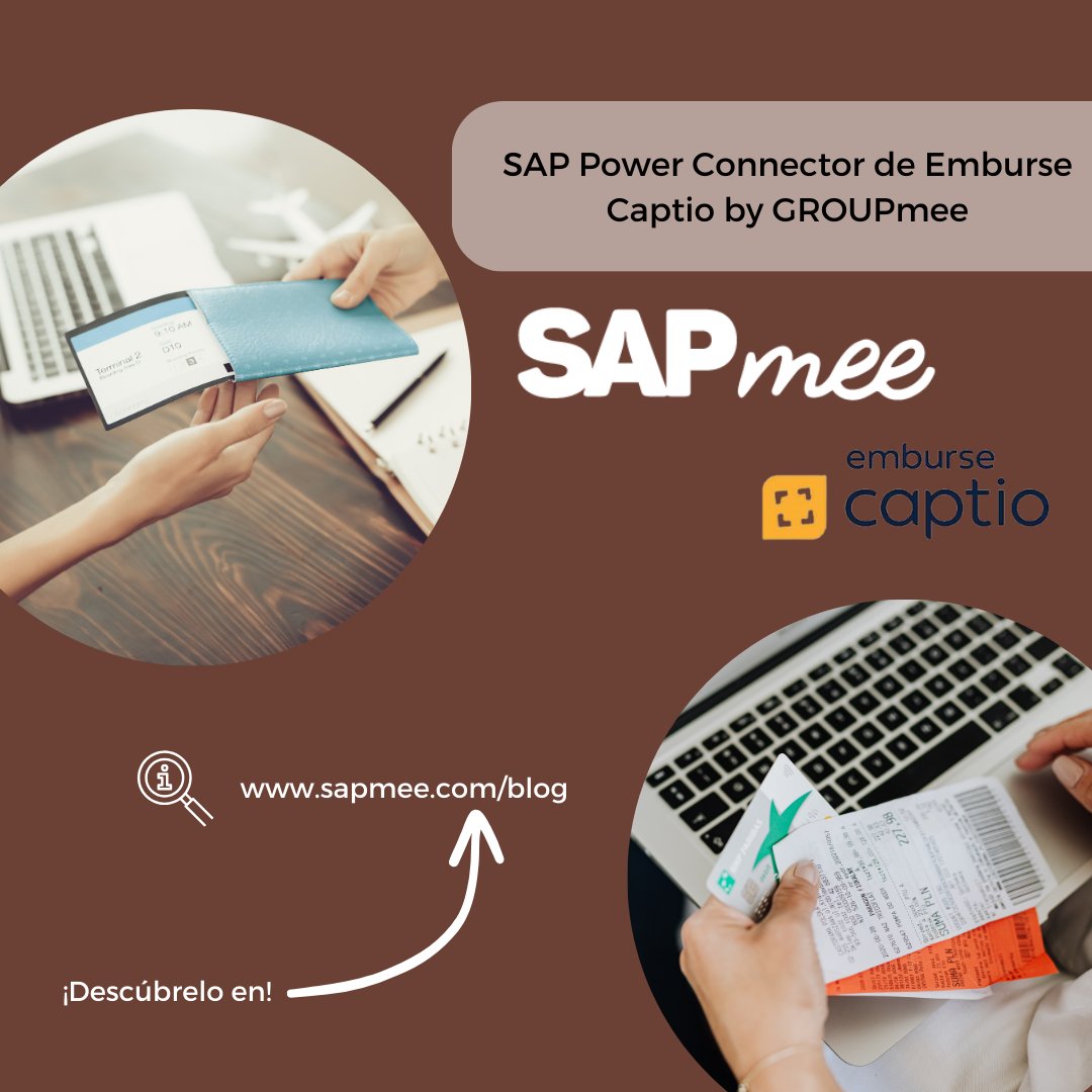 sapmee1's tweet photo. 🔃 Descubre las funcionalidades y ventajas del SAP Power Connector de Emburse @Captio_es by #GROUPmee gracias al artículo en nuestro blog.

📝 Disponible en https://t.co/c1gDmpJAal

ℹ️ Para más información, puedes contactar con hola@groupmee.com

#SAP #SAPmee #Emburse #Captio https://t.co/DfvObJNlrN
