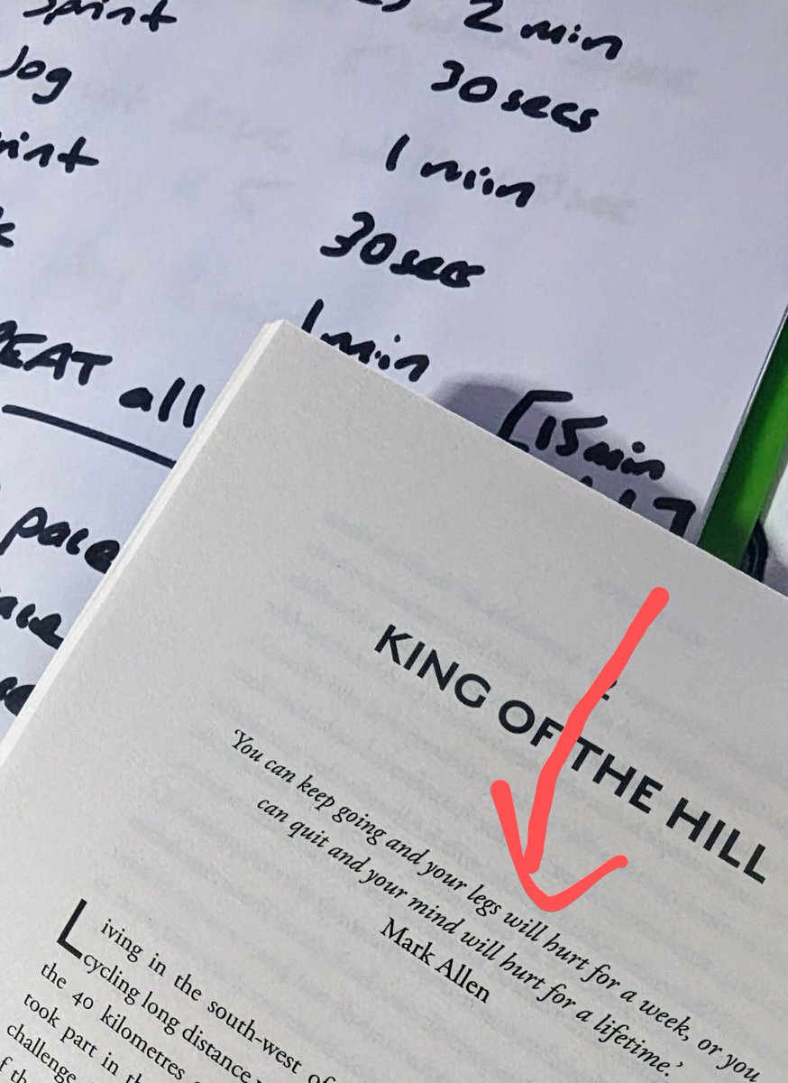 When you take a break from session planning and pick up your new book for down time and to clear your head of work, but it only entices you to get back to session planning 🙈💪❤️🔥 ps the book isn't even about cycling. Or running. #borntocoach #sessionplanning #Mindset