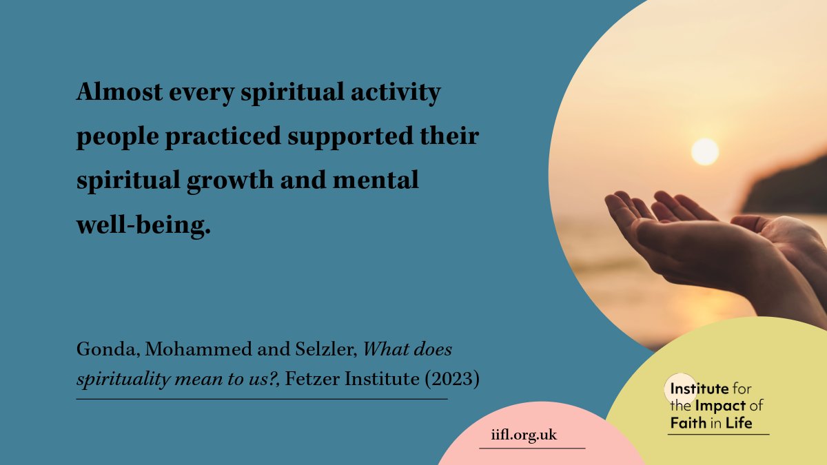 'These innovative data show that spirituality is like a vaccine, inoculating people against isolation and despair.'

We welcome the research and findings of @FetzerInstitute. They echo our own research, published in ‘Keep the Faith’, authored by Dr @rakibehsan.