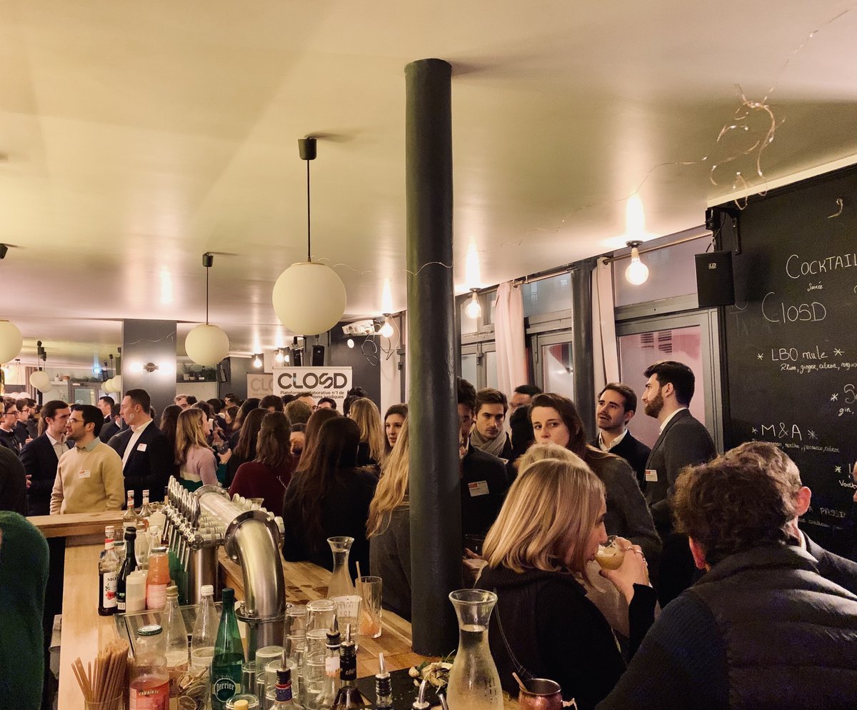 🎉 Hier soir, Closd s'est associé au Club Avenir de France Invest à l'occasion de leur Winter PE Drink !