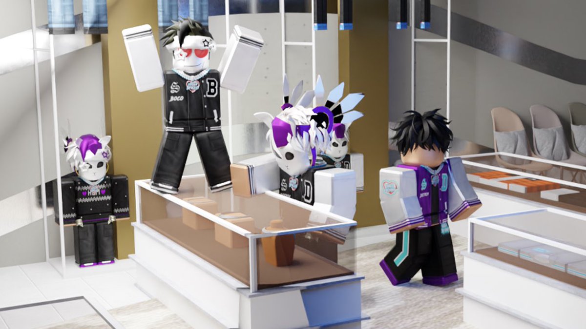 YaBoyDeTroy's tweet photo. Look what I’ve been working on!😈 You no longer have to buy clothing just through my group! You can now shop at my HOMESTORE! #RobloxDev #homestore #ROBLOX #robloxclothes https://t.co/wXXQDArF4r https://t.co/MrguTY0Hnw