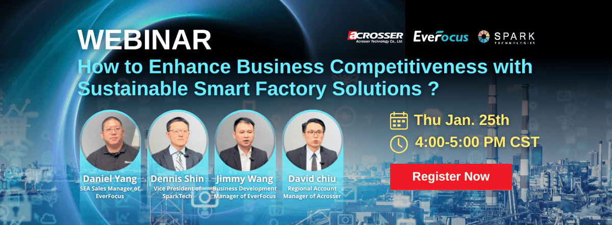 acrosser_global's tweet photo. ใWEBINARใHow to Enhance Business Competitiveness with Sustainable Smart Factory Solutions.๐โโ๏ธ๐๐โฌ๏ธโฌ๏ธ
https://t.co/HOWBV5Yuzp
#WEBINAR #ESG #Gateway #industrial #EdgeAI #Acrosser #Everfocus #Spark https://t.co/5aIr8Up8nS