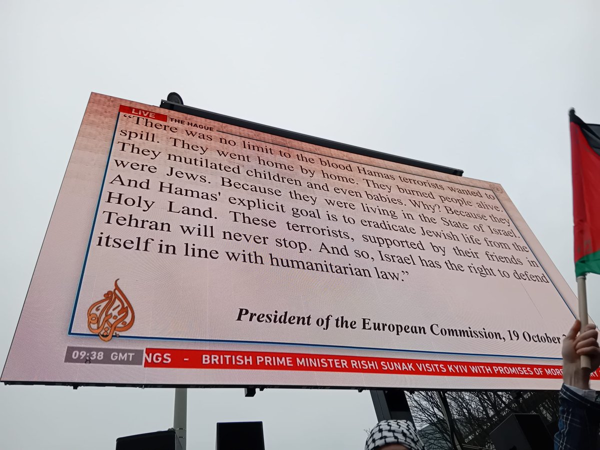 ClareDalyIRL's tweet image. #FrauGenocide strikes again. @EU_Commission president @vonderleyen's wrongful and reckless alignment of the EU with Israel relied upon in the #ICJ in the #Hague by Israel lawyer Malcolm Shaw to minimise, excuse, deny and deflect from the genocide of which Israel stands accused.