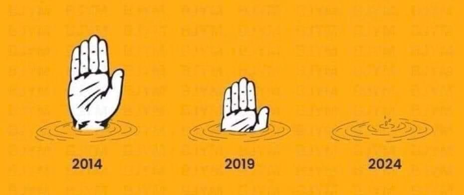 The story of the Congress party…
#CongressFiles
#CongressKeVichar
#CongressMuktBharat 

@Satishrathod100 @bankim_jani @AmitLeliSlayer @ajitpj198 @Ashtalakshmi8 @Bharatwashi2 @Bhupendra26 @ChowkidarChokra @GSNarayan1960
