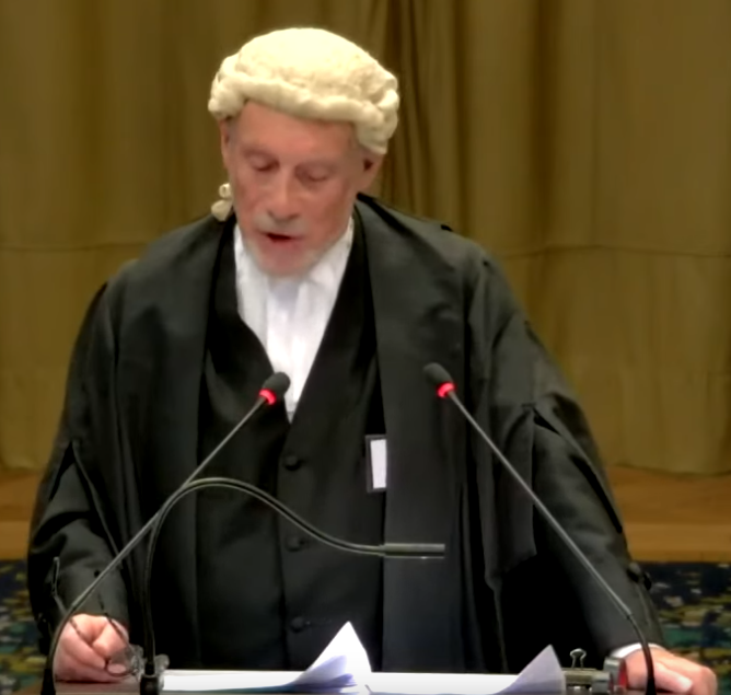 ClareDalyIRL's tweet image. #FrauGenocide strikes again. @EU_Commission president @vonderleyen's wrongful and reckless alignment of the EU with Israel relied upon in the #ICJ in the #Hague by Israel lawyer Malcolm Shaw to minimise, excuse, deny and deflect from the genocide of which Israel stands accused.