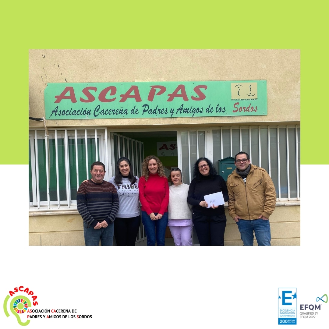 Ayer recibimos la visita del Alcalde y el Teniente Alcalde de Cabrero para recibir lo recaudado en la Carrera San Silvestre que se realizó a favor de Ascapas.
Muchísimas gracias al Ayuntamiento de Cabrero y a todos los participantes.
¡QUEREMOS QUE NOS OIGAS! 💚🦻🏼