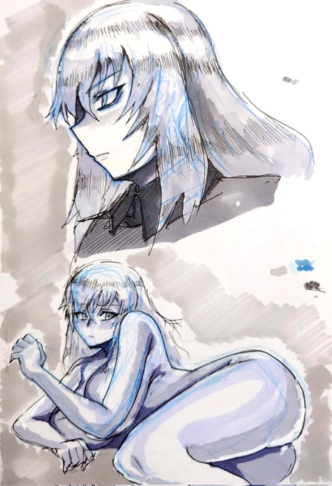 アナログは時間がなくてもササーッと描ける