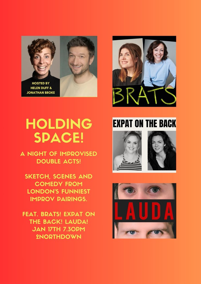 The Free Association (@faimprov) on Twitter photo Fancy some Wednesday improv? ๐ช
Catch these improv superstars <a href="/2Northdown/">2Northdown</a> at 7:30pm
๐๏ธ tickettext.co.uk/A79tlt1a87 Fancy some Wednesday improv? ๐ช
Catch these improv superstars <a href="/2Northdown/">2Northdown</a> at 7:30pm
๐๏ธ tickettext.co.uk/A79tlt1a87