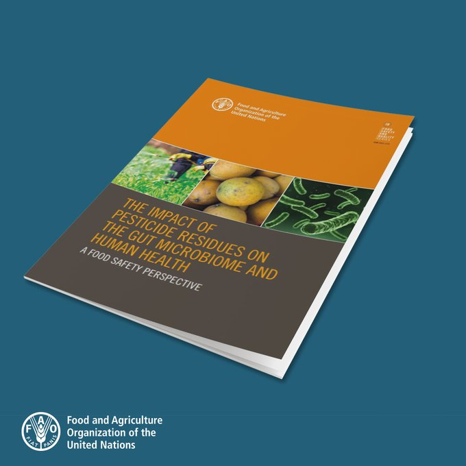 FAOWHOCodex's tweet photo. 📚 | #WeekendReading 4⃣ U❗️

👉 "The impact of pesticide residues on the gut microbiome and human health – A food safety perspective"

📲➡️ https://t.co/wpUzfk0g6j

#FoodSafety | #Codex https://t.co/2OmYGszWbo